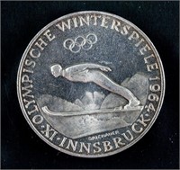 Austrian 50 Schilling Olympic Commemorative Coin