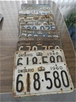 1960's License Plates