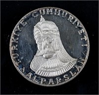 1971 Turkey 50 Lira Silver Coin
