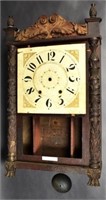 "Hopkins & Alfred" Wooden Works Clock