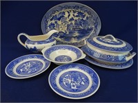 Willow Ware by Royal China Dishware. Transferware