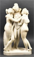 Marble Sculpture of Three Graces
