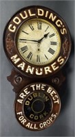 "Gouldings Manure" Advertising Clock