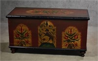 Mid-19th Century Paint Decorated Blanket Chest