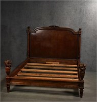 Mahogany Double Bed