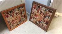 Pair of Framed Puzzles