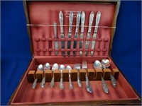 1847 Rogers Bros Silver plate Spoons, and more