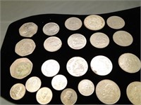 23 Mexican Coins, Assorted