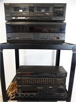 Technics 5 Pc Stereo System with 4 Speakers