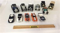 (12) Toy Model Cars, ONE MONEY