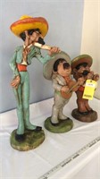 Mariachi Band Figurines 20"-29" Tall