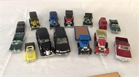 (14) Toy Model Cars, ONE MONEY