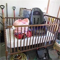 Crib, car seat, booster seat