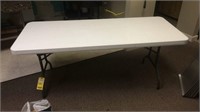 6' Plastic Folding Banquet Table