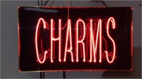 "CHARMS" Neon Light, 19" Wide