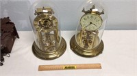 Pair of Torsion Pendulum Clocks, Elgin & Kundo