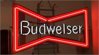 "Budweiser" Neon Light, 30" Wide