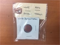 WWII Red Ration tokens