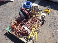 Air Hoses, Extension Cords, Flood Lights
