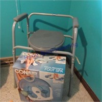 Commode & foot spa