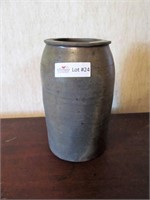 Waco Pottery canning jar, 11"H 6"D, unsigned