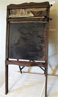 Early 1900's instruction/chalk board, 18"h x 21
