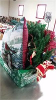 Christmas pillows and wreath