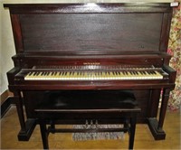 Smith and Nixon upright piano in Mahogany case