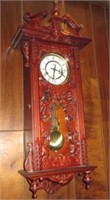 WIND UP CHIMING WALL CLOCK