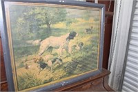 Hunting dog art