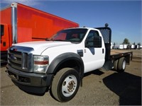 2008 Ford F450 Flatbed Truck