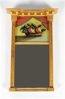 Federal Style Gilt Wood Eglomise Mirror