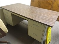 metal desk