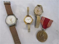 Lot of watches & Medal