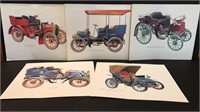 Amazing antique car prints