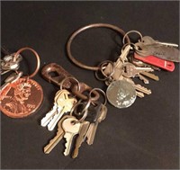 Unique and vintage keys