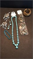 Fantastic light teal colored jewelry