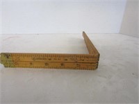 Vintage Stanley wooden ruler