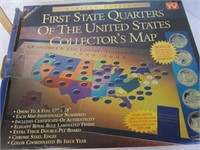 First State Quarters Collector's Map Full -