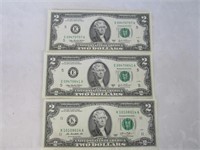 Two Dollar Bills (3)