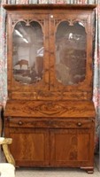 1850's Mahg. 2pc Secretary/Bookcase