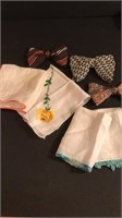 Vintage handkerchiefs and Bow ties