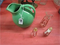 Fiesta? Ball Jug & Polka Dot Oil, Salt &Pepper Set