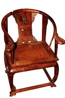Good Chinese Horseshoe Back Chair,