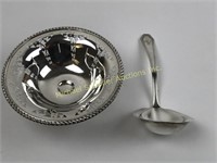 BIRKS STERLING COMPOTE AND STERLING SAUCE LADLE