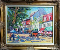 ROBERT GALLI - OIL ON CANVAS - RARE