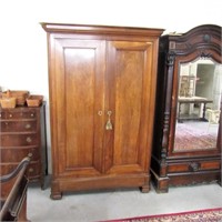 Antique Armoire Cabinet w/2 Blind Doors