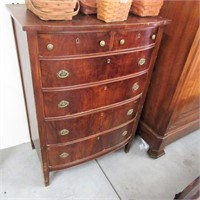 Mahogany Chest of Drawers 2 over 4