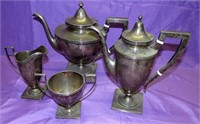 Bailey, Banks & Biddle & Co 4 Pc Sterling Silver
