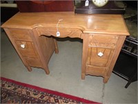 Small Kneehole Desk (needs TLC) 40" x 17" x 27"